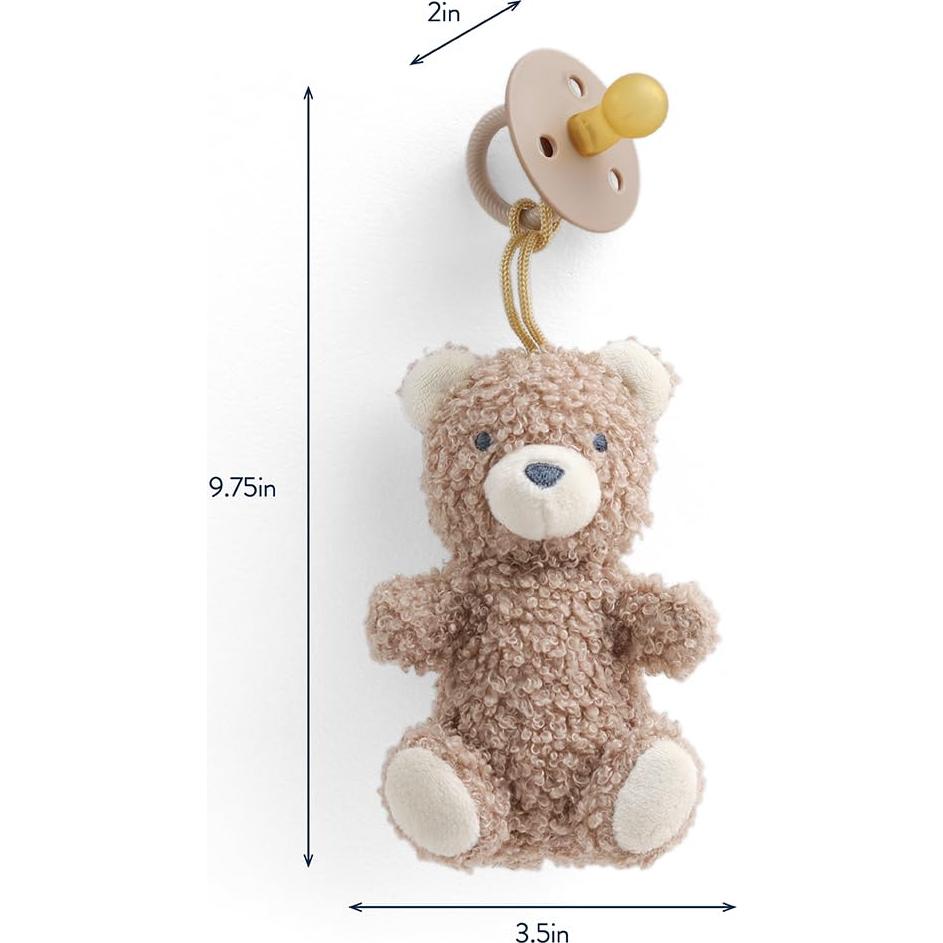 Conjunto Chupete y Peluche Itzy Ritzy Oso 0-6 Meses