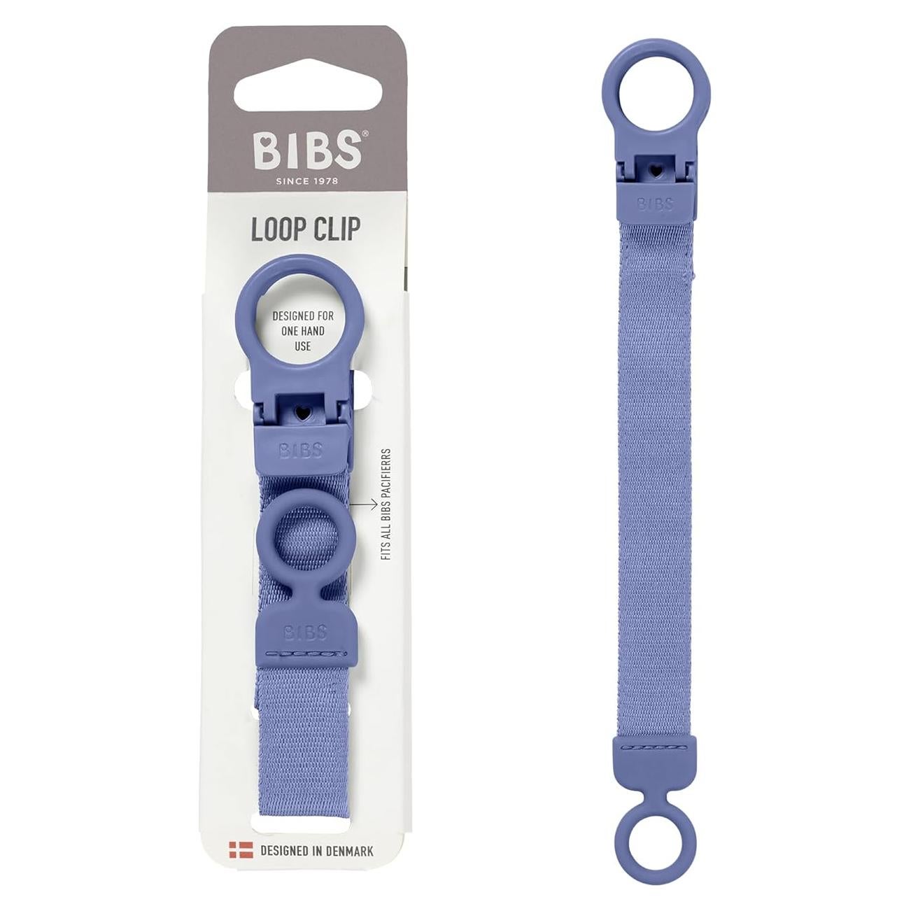Clip para Chupete BIBS Loop - Lavable, Ajuste Universal, Peri