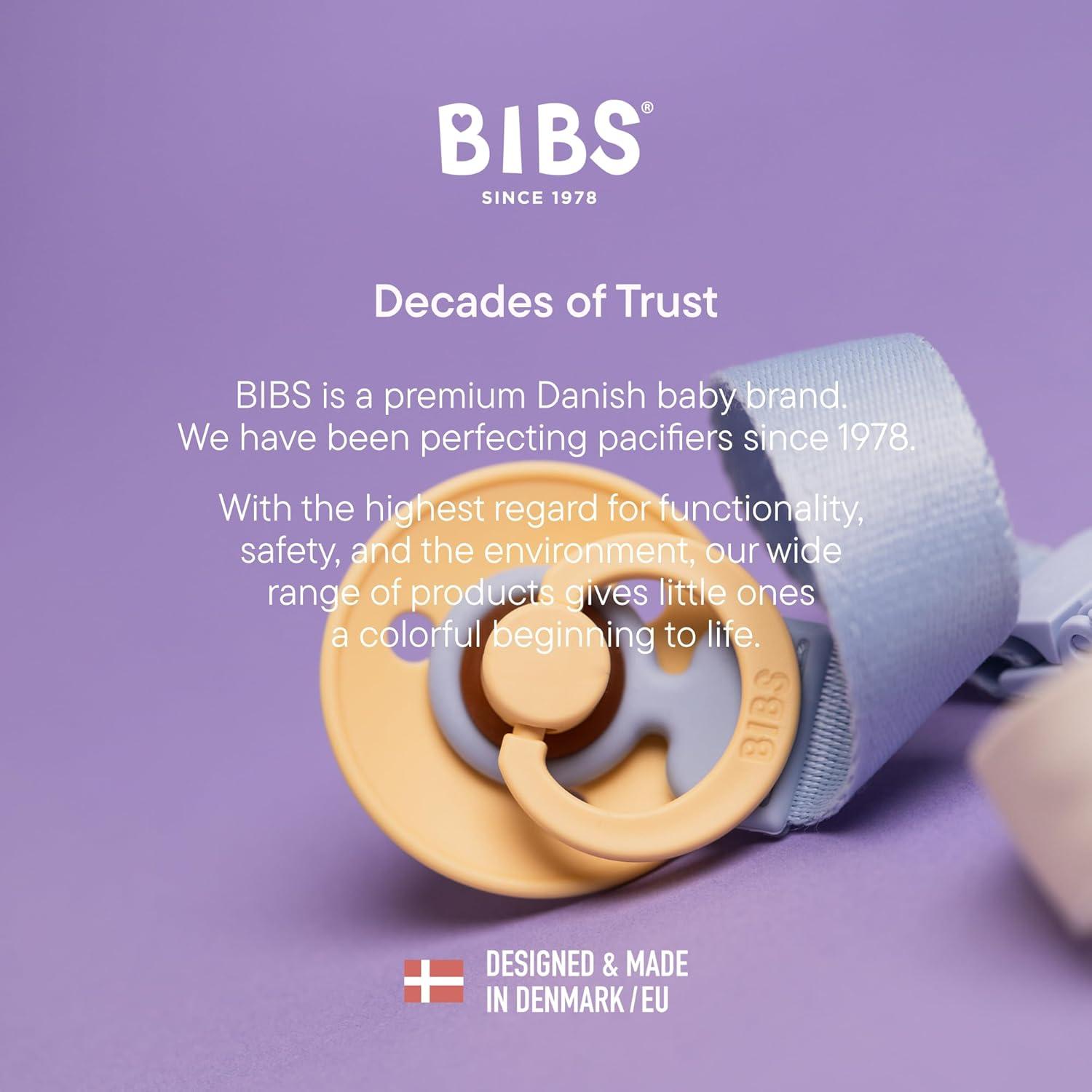 Clip para Chupete BIBS Loop - Lavable, Ajuste Universal, Peri