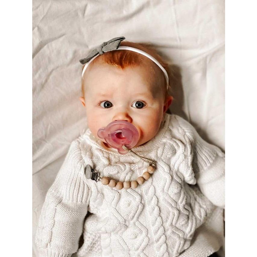 Clip de Chupete de Silicona Ali+Oli Todo Madera 100% BPA