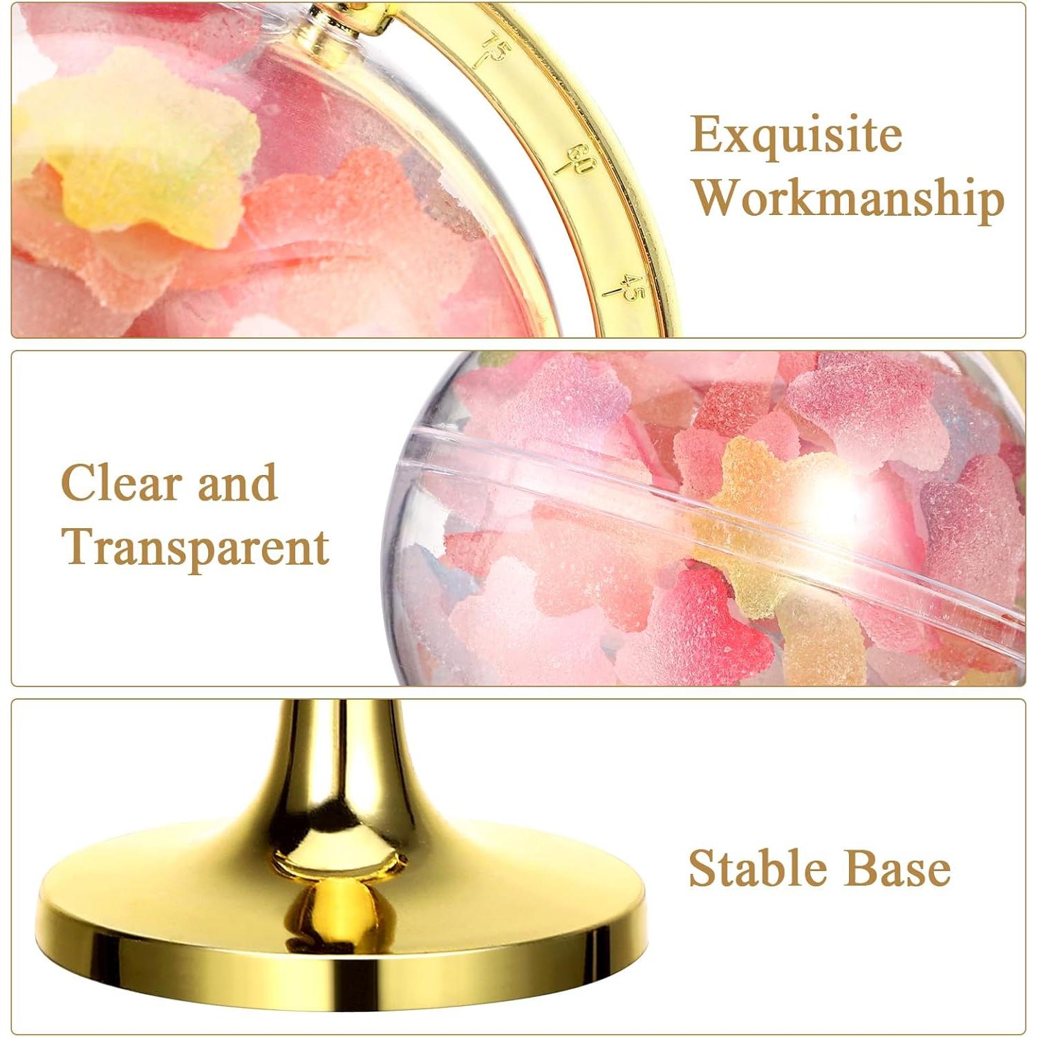 Contenedor de Caramelos Globo Dorado Mobestech 12pcs 12cm