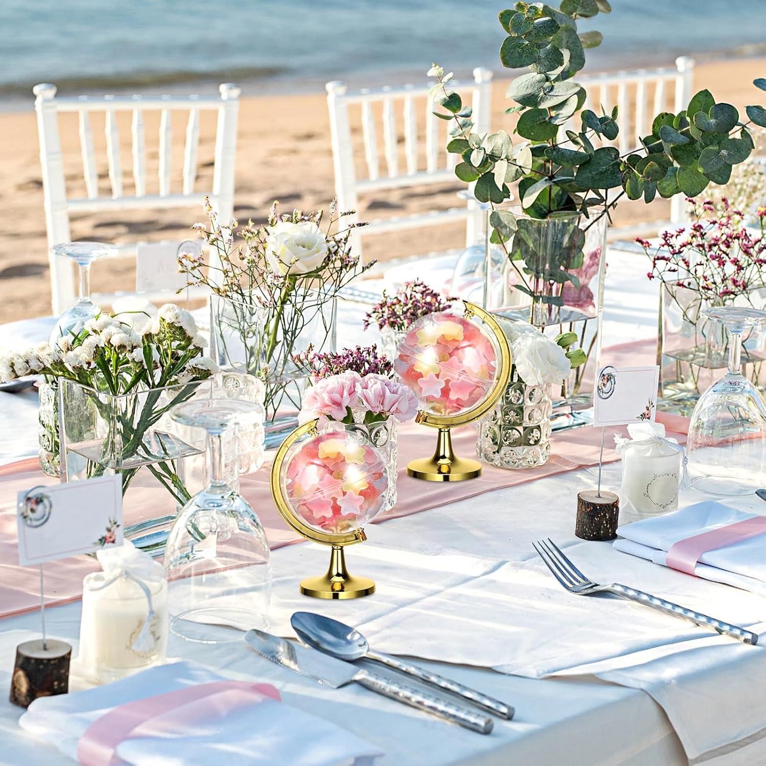 Contenedor de Caramelos Globo Dorado Mobestech 12pcs 12cm