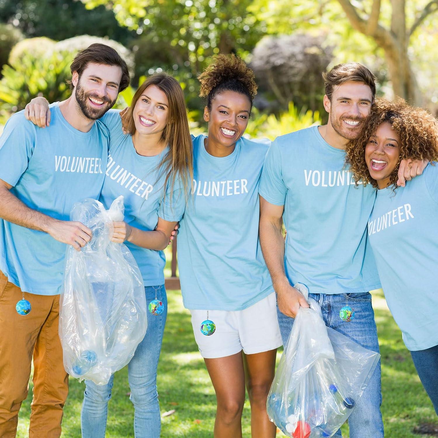 Pack 24 Llaveros Globo Día de la Tierra Quelay para Niños