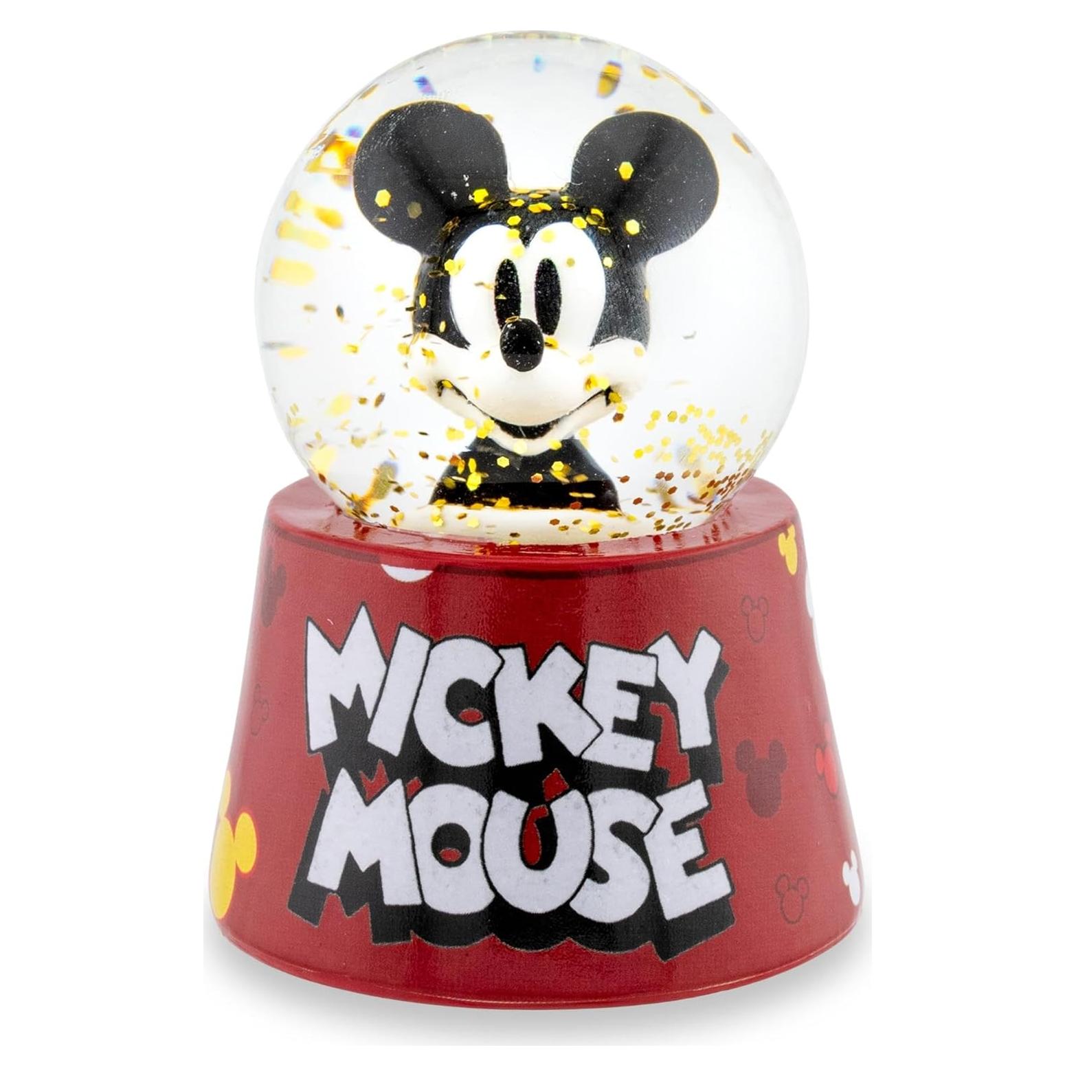 Mini Globo de Nieve Iluminado Mickey Mouse Silver Buffalo - 7.62 cm