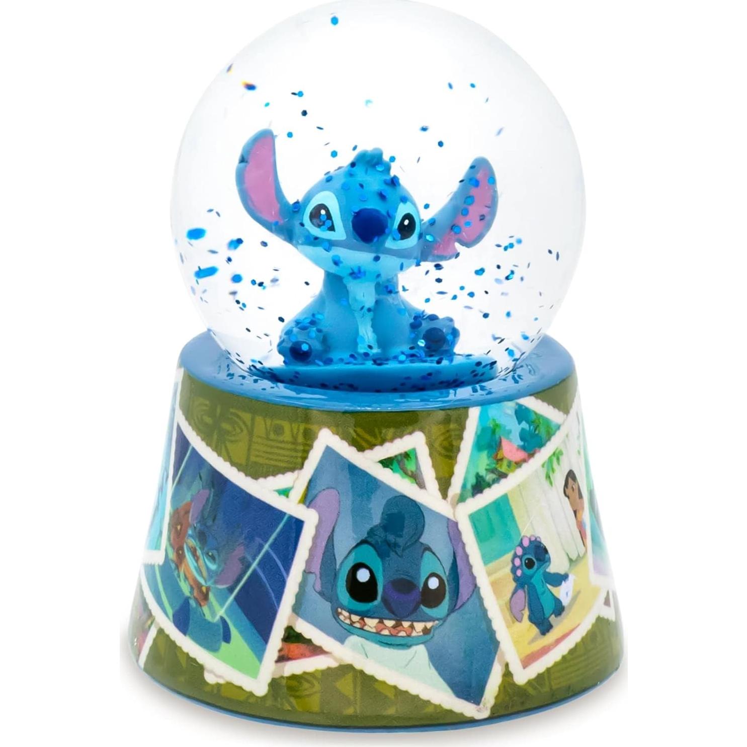 Mini Globo de Nieve Disney Lilo & Stitch Iluminado 7.62cm