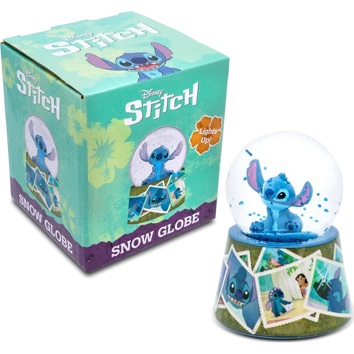 Mini Globo de Nieve Disney Lilo & Stitch Iluminado 7.62cm