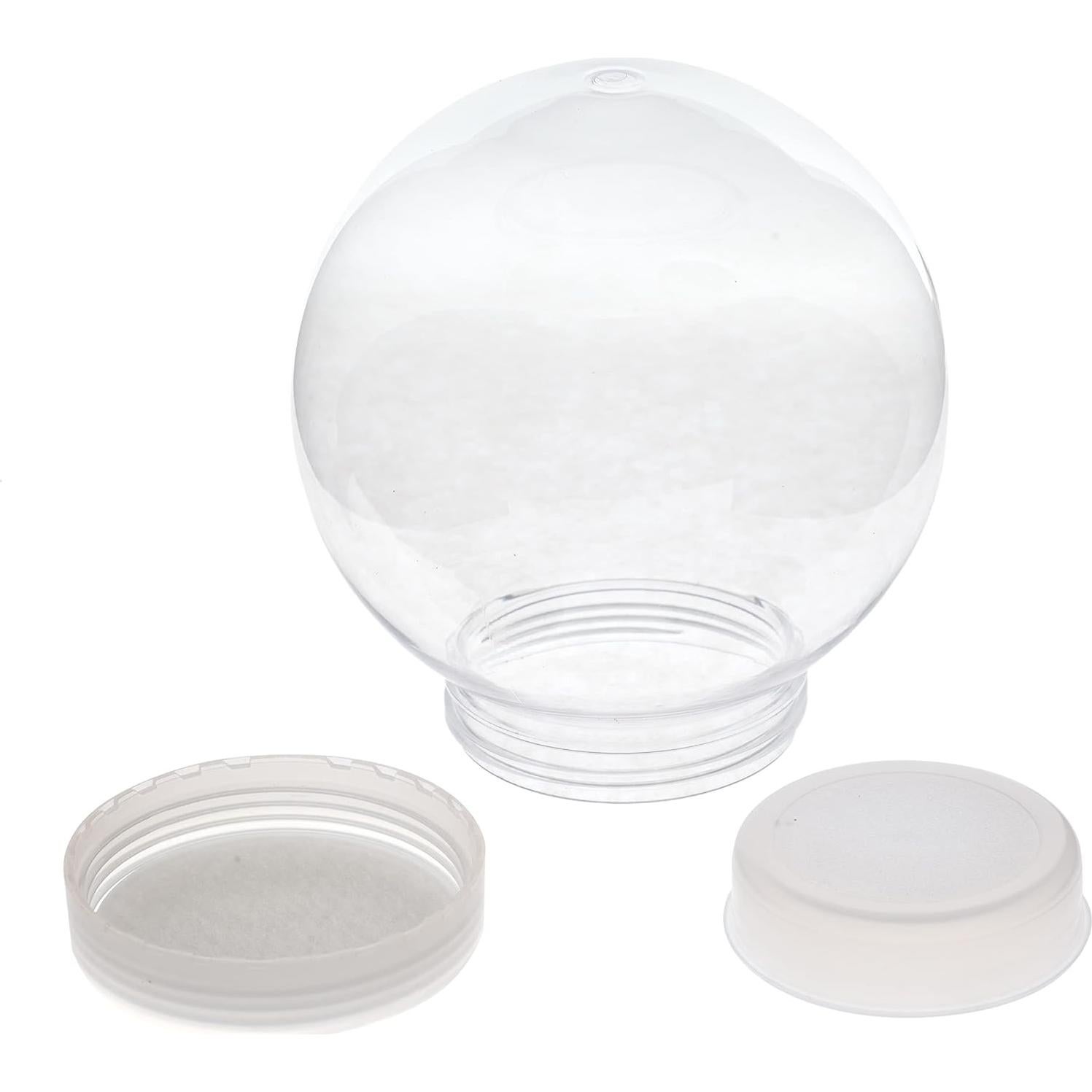 Globo de Nieve DIY 130mm Creative Hobbies - Plástico Transparente