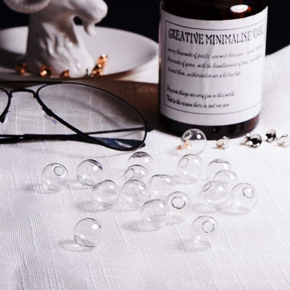 30 Mini Botellas de Vidrio 18mm PH PandaHall para DIY