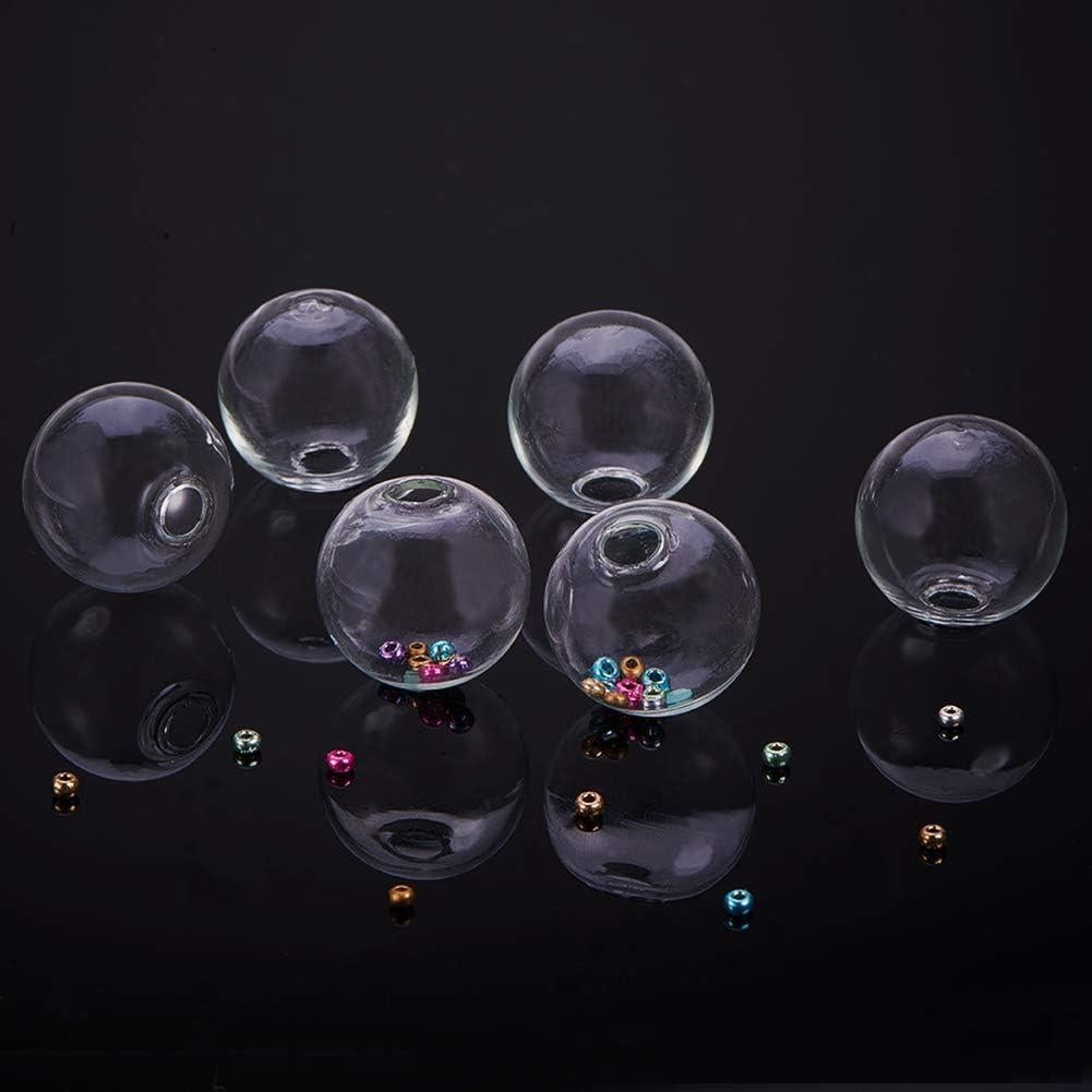 30 Mini Botellas de Vidrio 18mm PH PandaHall para DIY