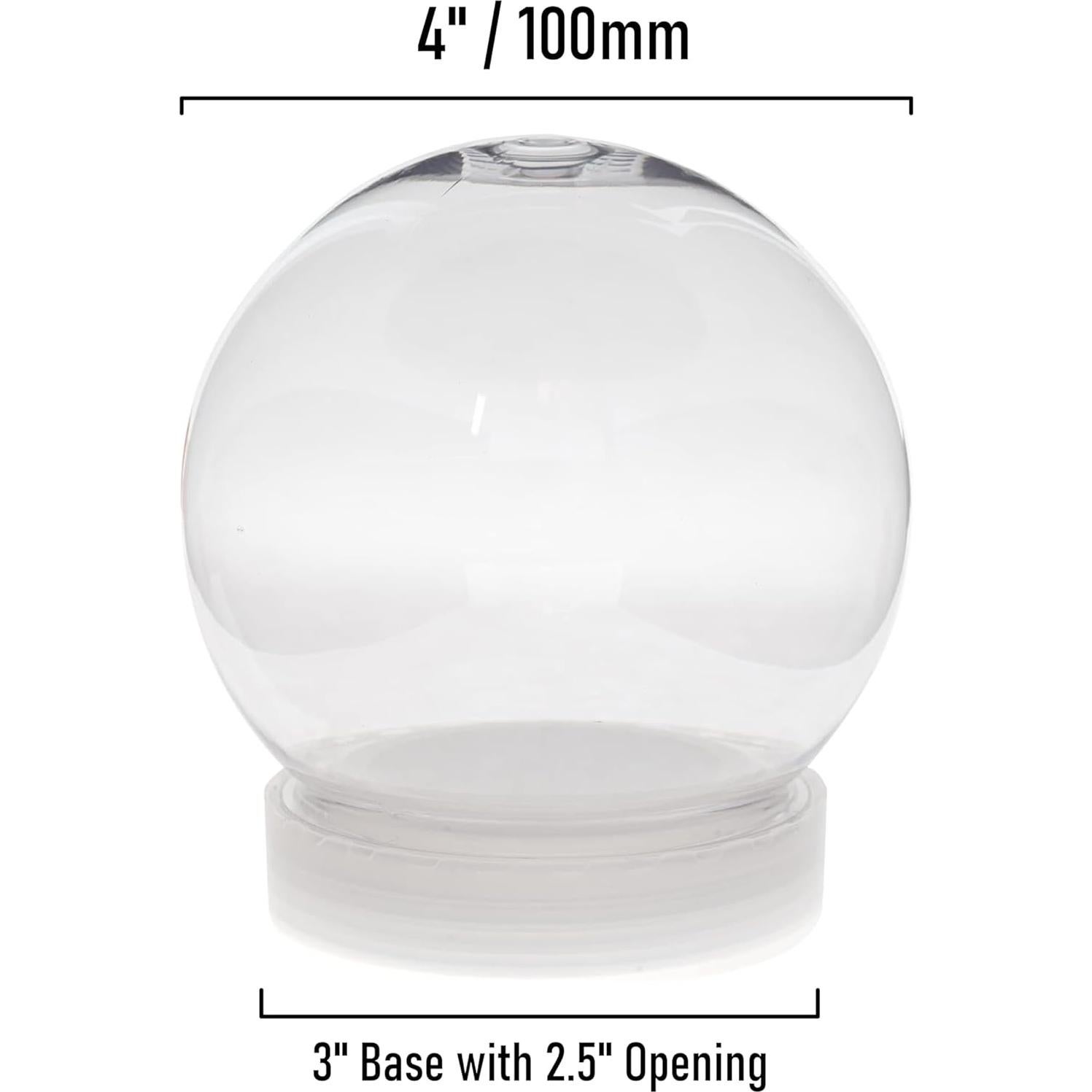 Globo de Nieve DIY Creative Hobbies 11.43 cm Transparente