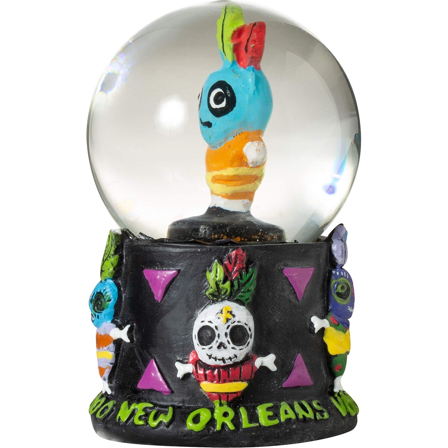 Muñeco Voodoo Globo de Nieve Miniatura 45mm Artisan Owl