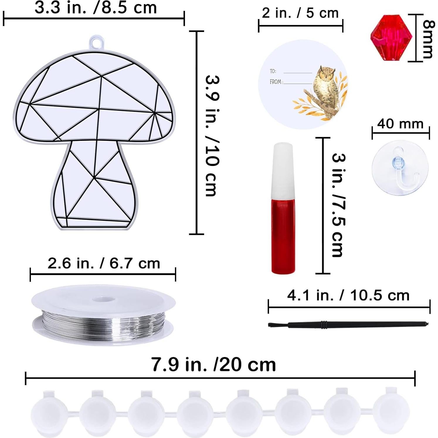 Kit de Manualidades Atrapa Sol Otoño Winlyn 33 Piezas