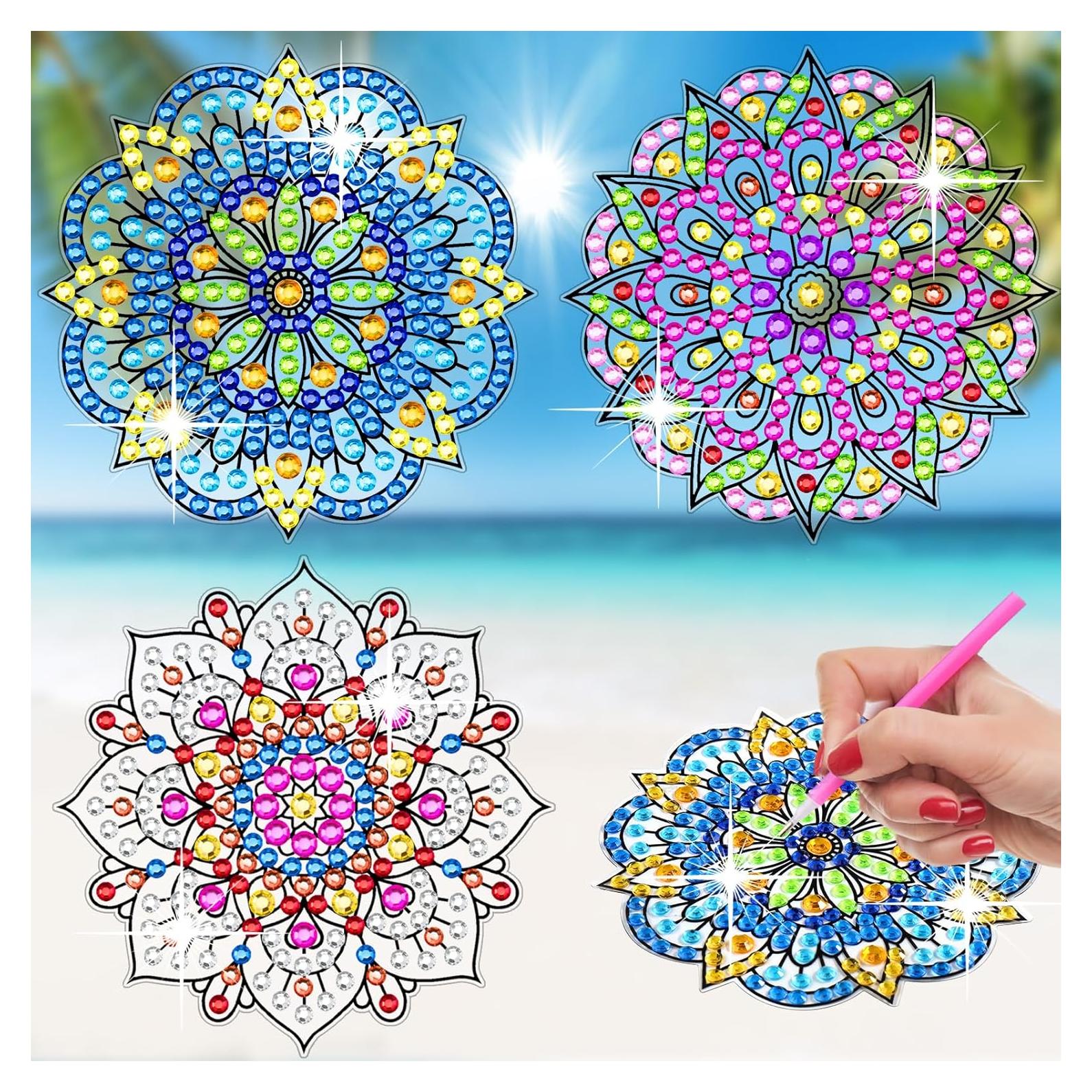 Kits de Calcomanías de Ventana Mandala BSRESIN - 3 Pcs