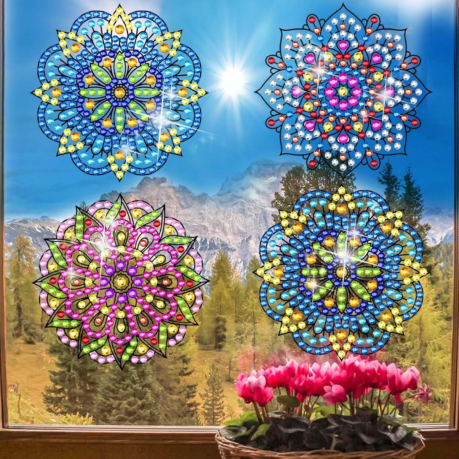 Kits de Calcomanías de Ventana Mandala BSRESIN - 3 Pcs