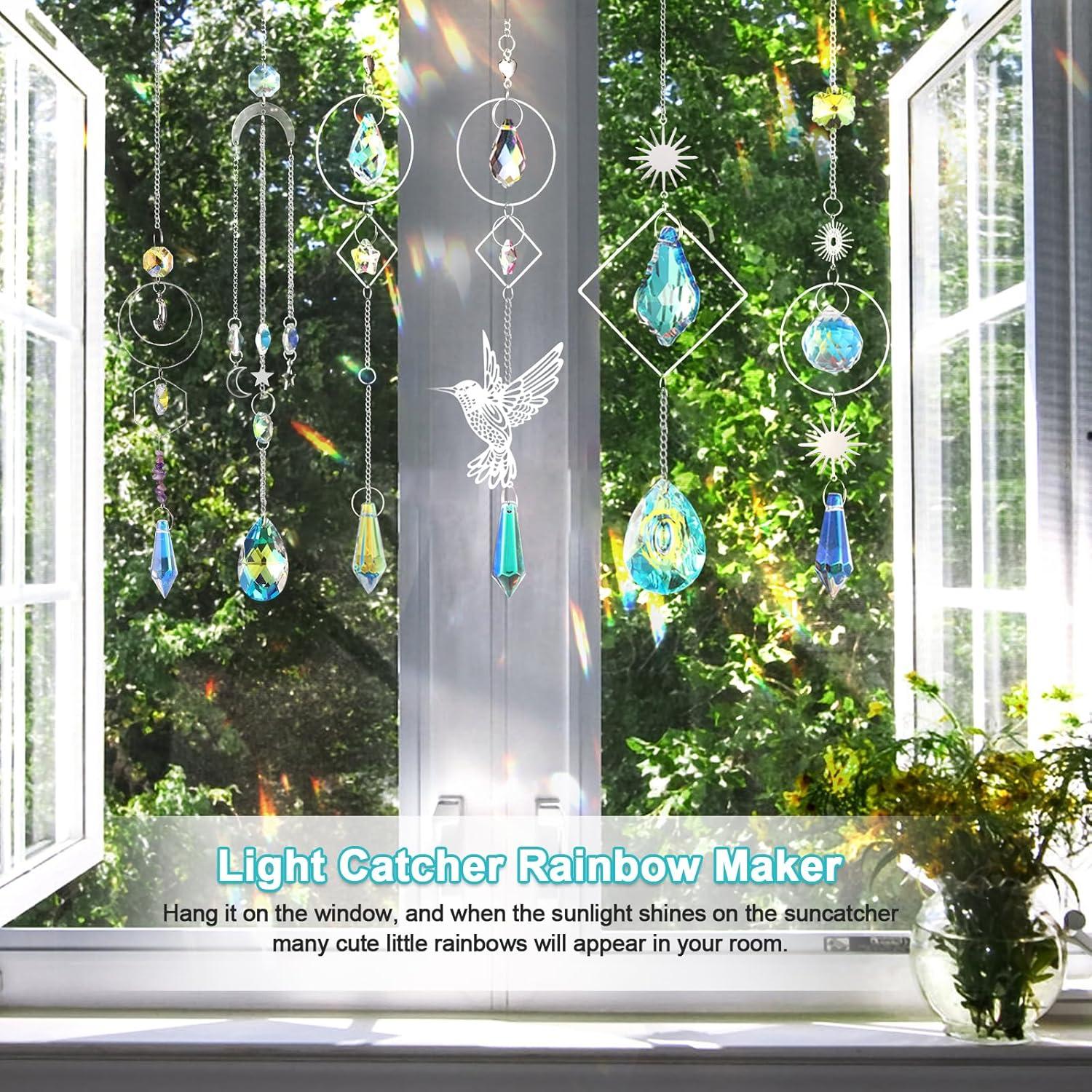 Kit de Suncatcher DIY 600 Piezas Cristales para Ventanas