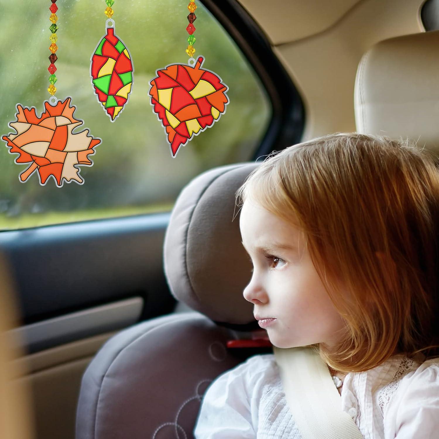 Winlyn Kit de Manualidades Atrapa Rayos Otoño 27 Piezas