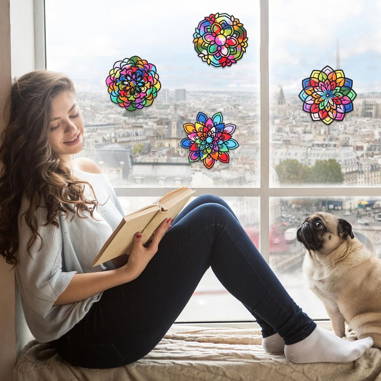 Kit Manualidades Atrapa Sol Tinlade Estilo Mandala 24 Piezas