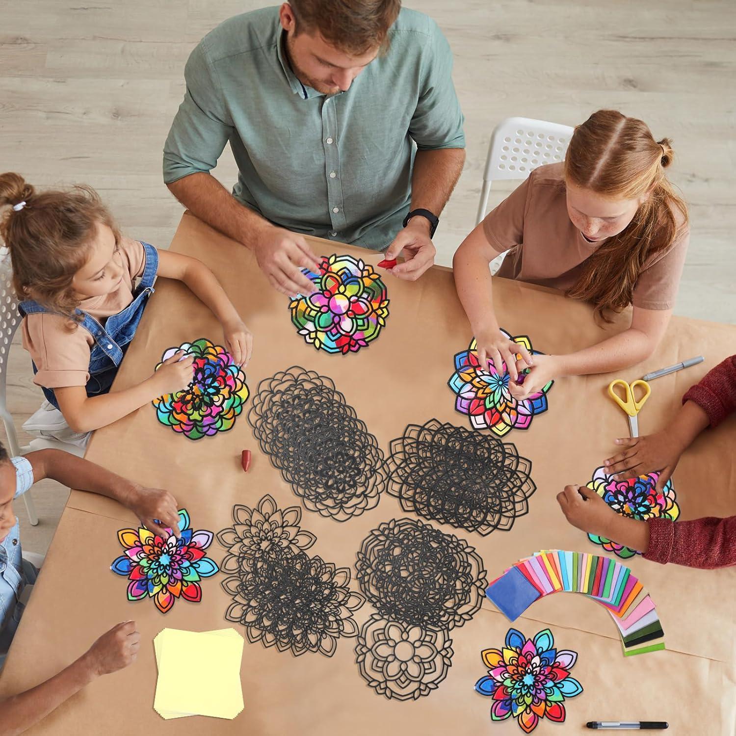 Kit Manualidades Atrapa Sol Tinlade Estilo Mandala 24 Piezas