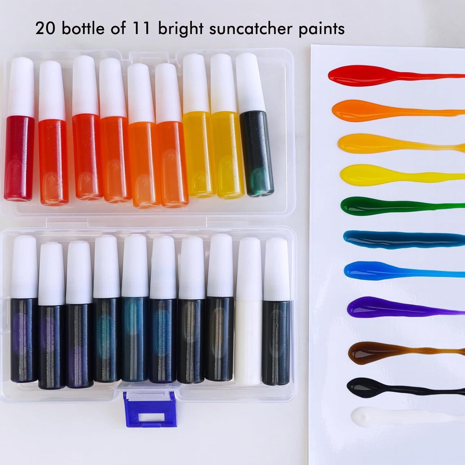 Kit de Manualidades Halloween Winlyn 30 Suncatchers DIY