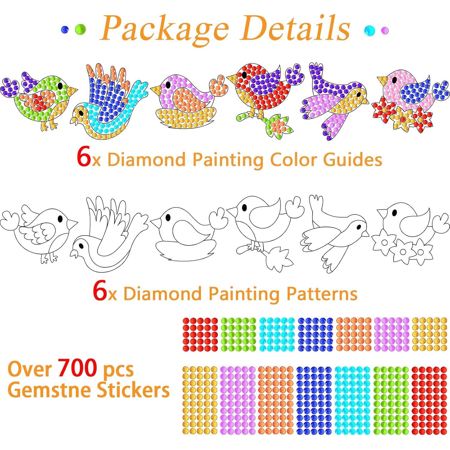 Kit de Artesanías Suncatcher Qyeahkj 6 Piezas Primavera