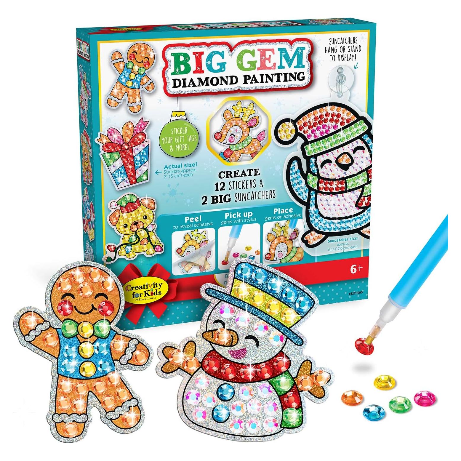 Kit de Pintura de Diamantes Creatividad para Niños - Navidad