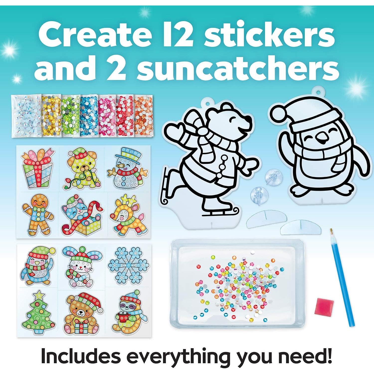 Kit de Pintura de Diamantes Creatividad para Niños - Navidad