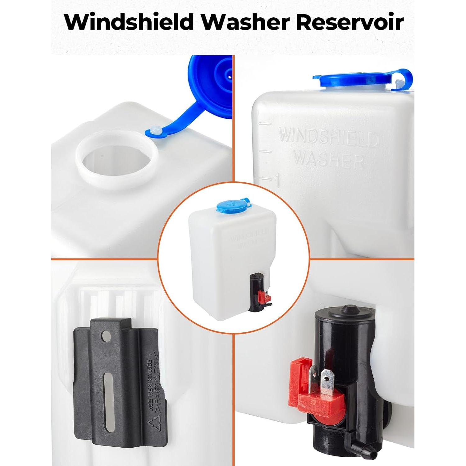 Kit de limpiaparabrisas eléctrico 12V Kemimoto para UTV