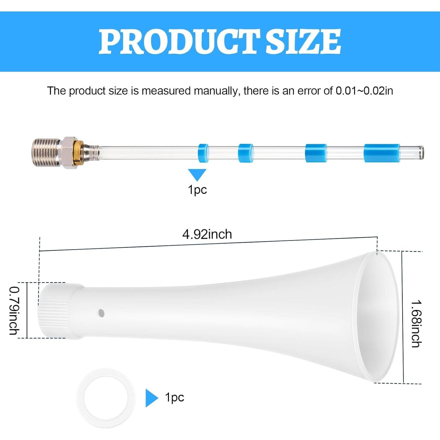 Kit de Reparación de Boquillas Giokyi para Pistola Tornador Z-010/Z-014