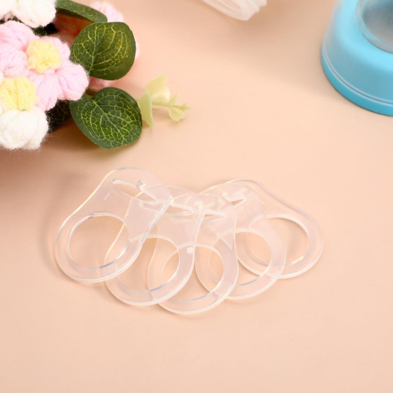 10 Anillos Adaptadores de Silicona para Chupetes MAM