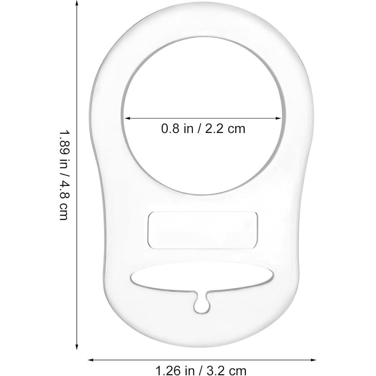 10 Anillos Adaptadores de Silicona para Chupetes MAM