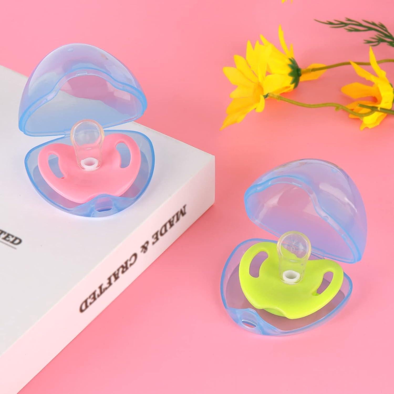 Estuche para Chupete Accmor 2 Paquete Libre de BPA Azul