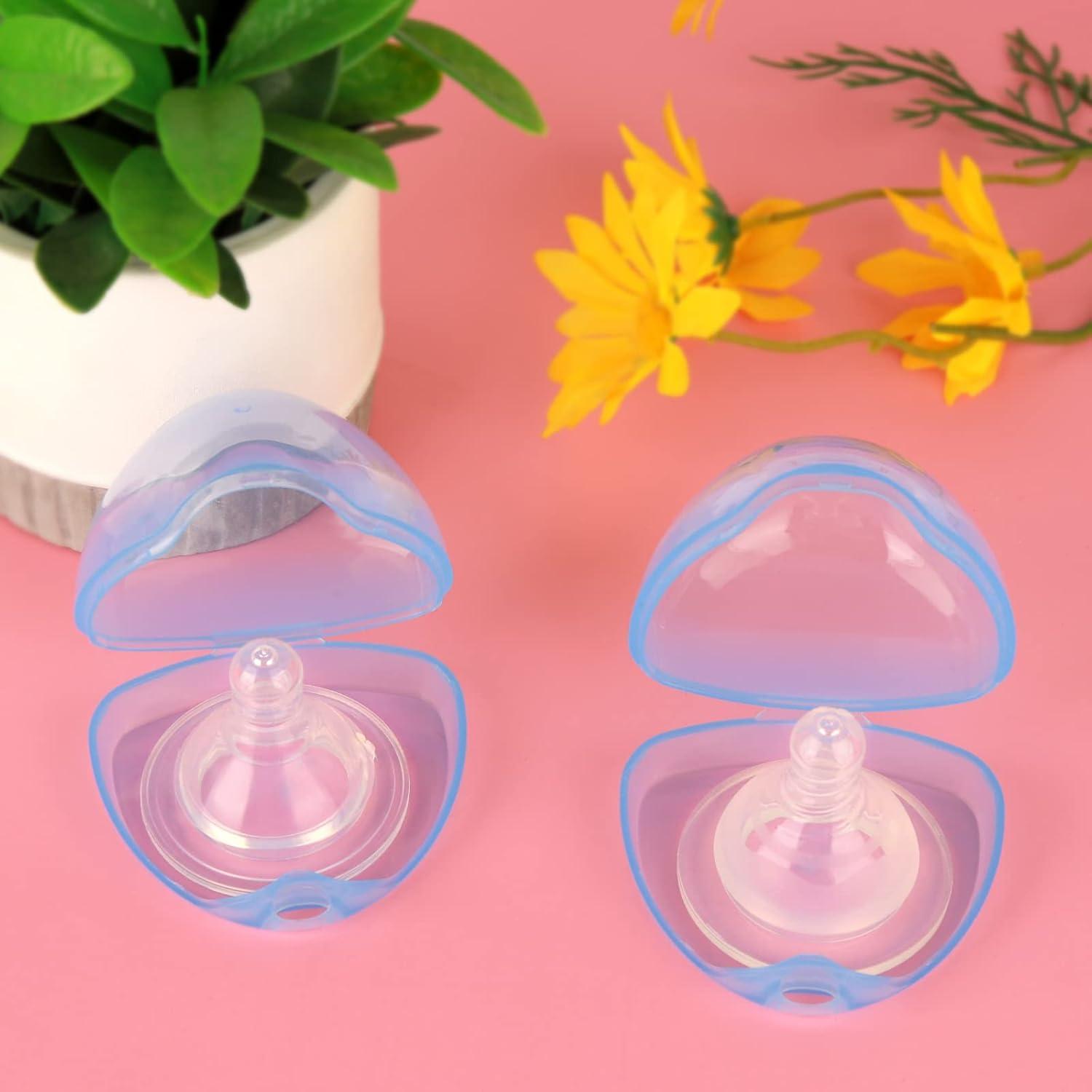 Estuche para Chupete Accmor 2 Paquete Libre de BPA Azul