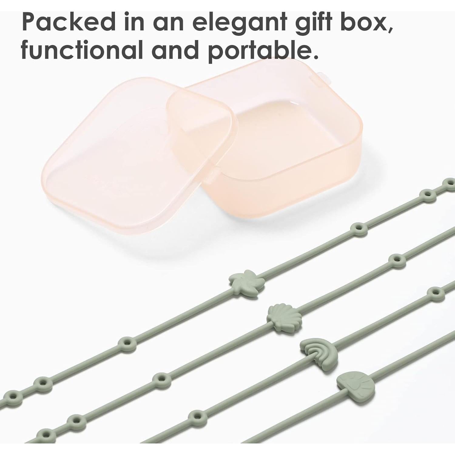 Correas de Juguete de Silicona Andy Bear - Azul Polvoriento