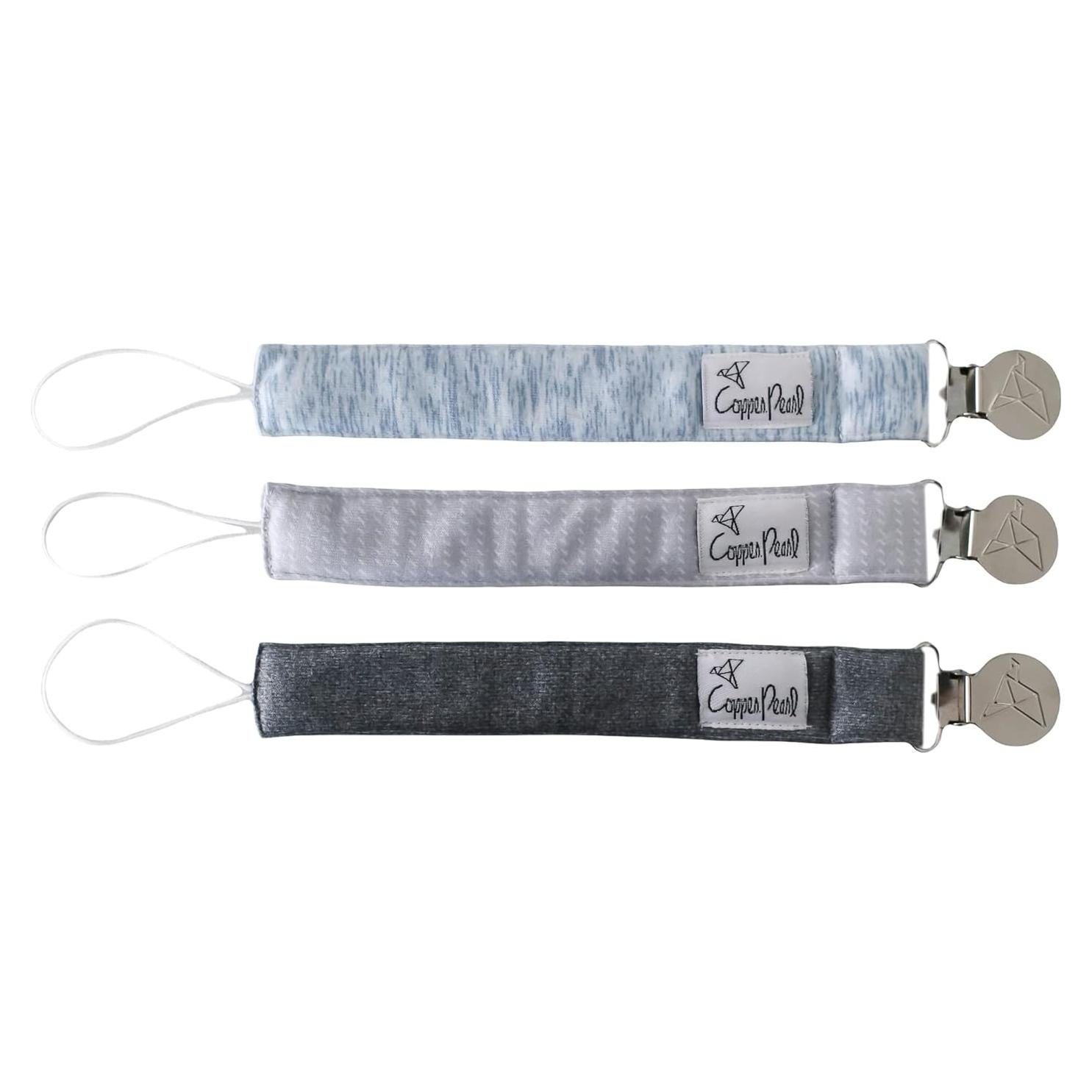 Clip de Chupete Copper Pearl 3-Pack - Acero Inoxidable Lennon