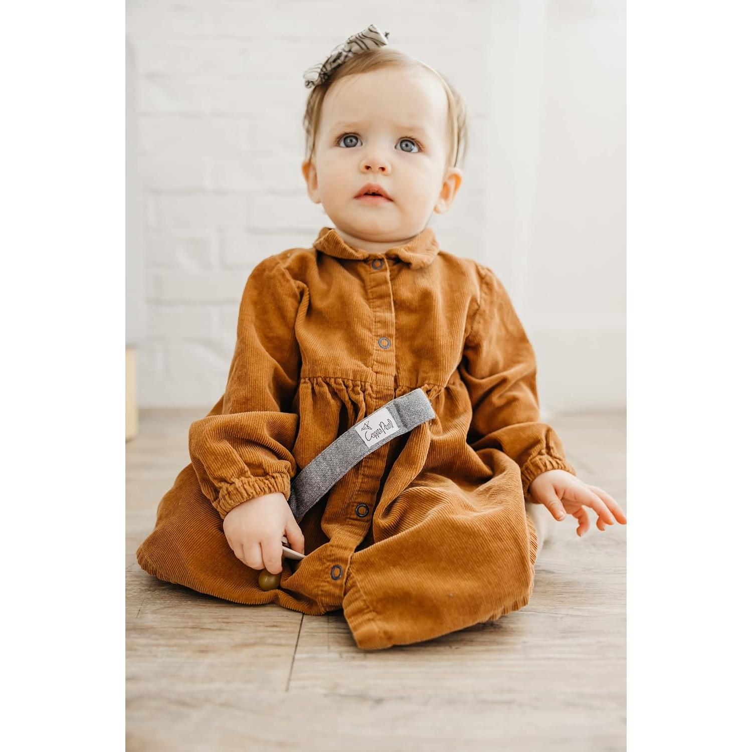 Clip de Chupete Copper Pearl 3-Pack - Acero Inoxidable Lennon