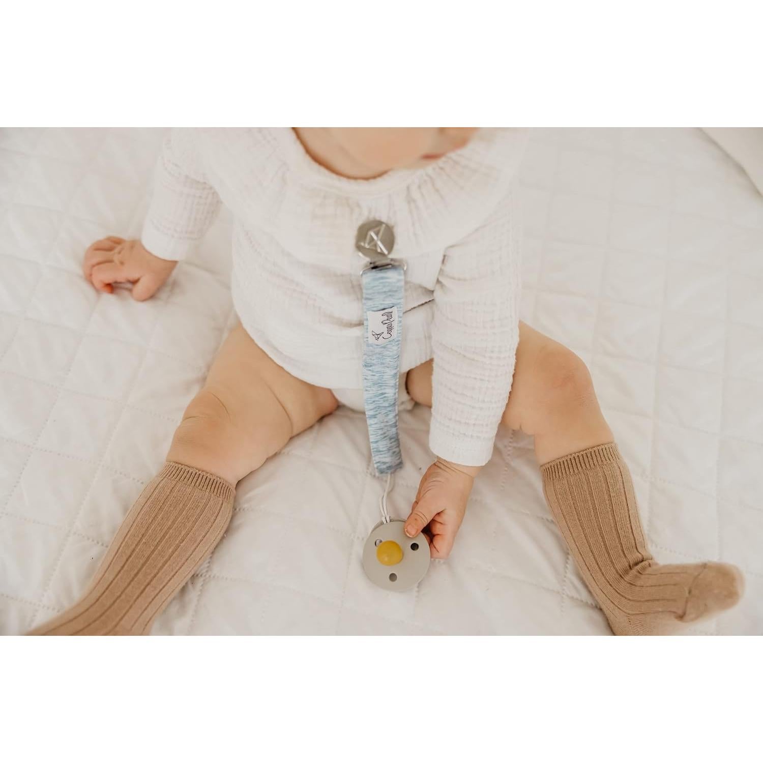 Clip de Chupete Copper Pearl 3-Pack - Acero Inoxidable Lennon