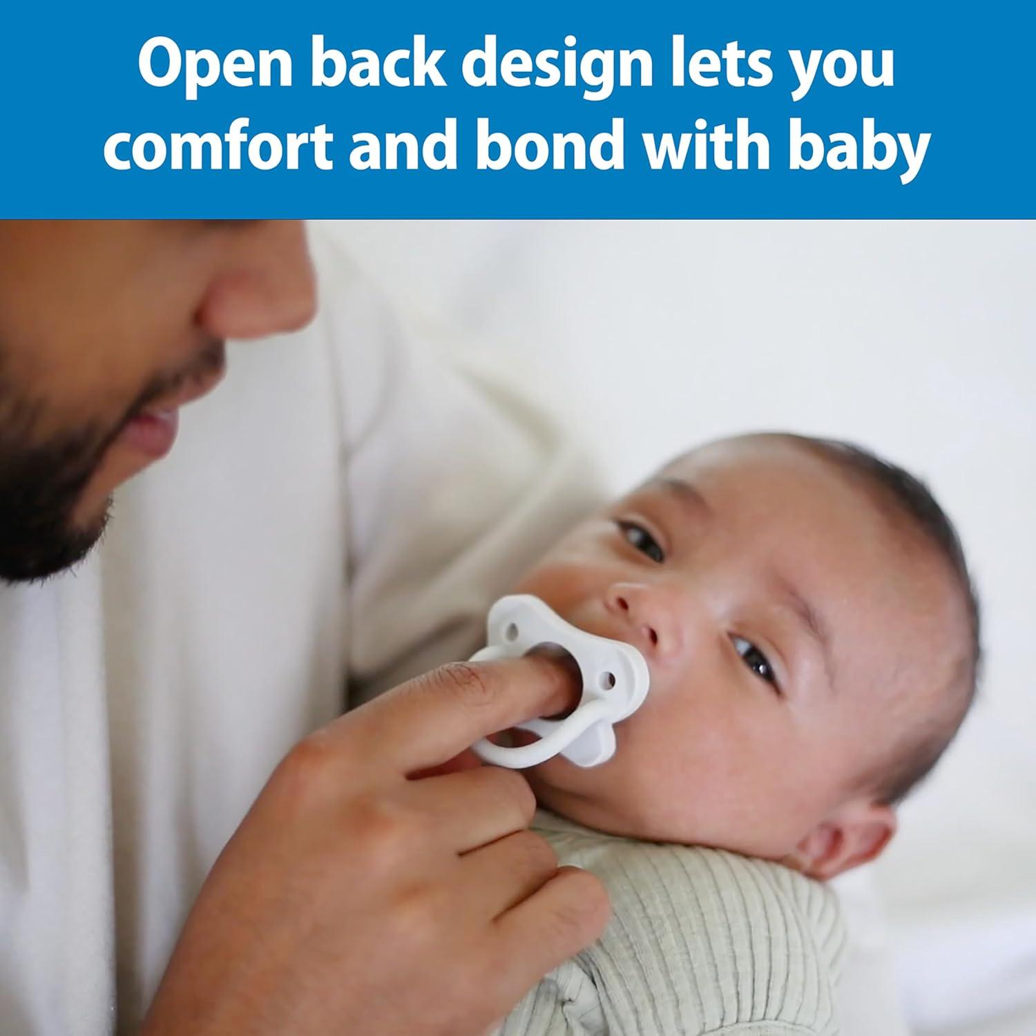 Chupete HappyPaci Dr. Brown 100% Silicona 0-6m 3-Pack