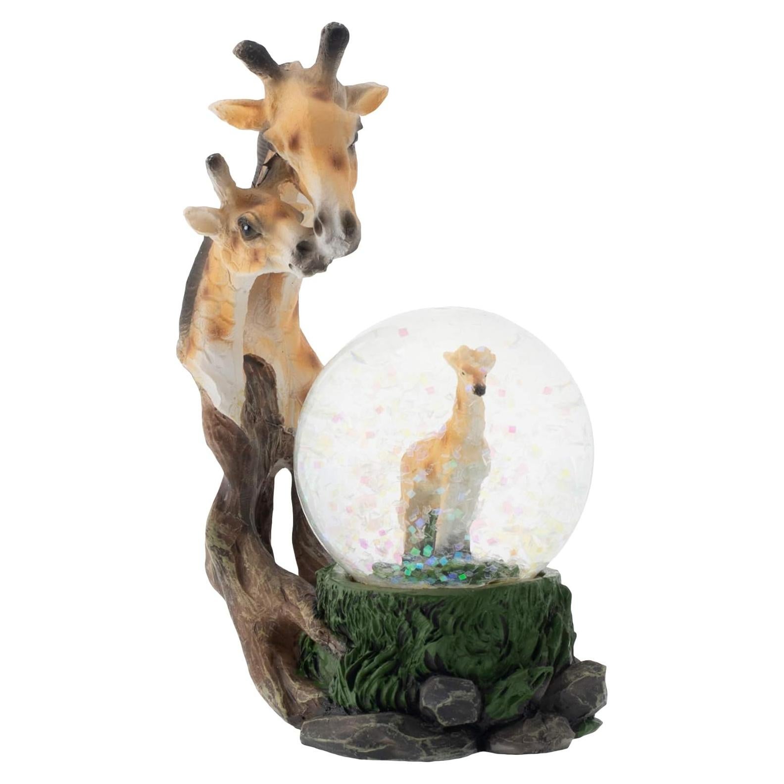 Figurita Jirafa Dorada Elanze Designs 4.5cm Resina Decorativa