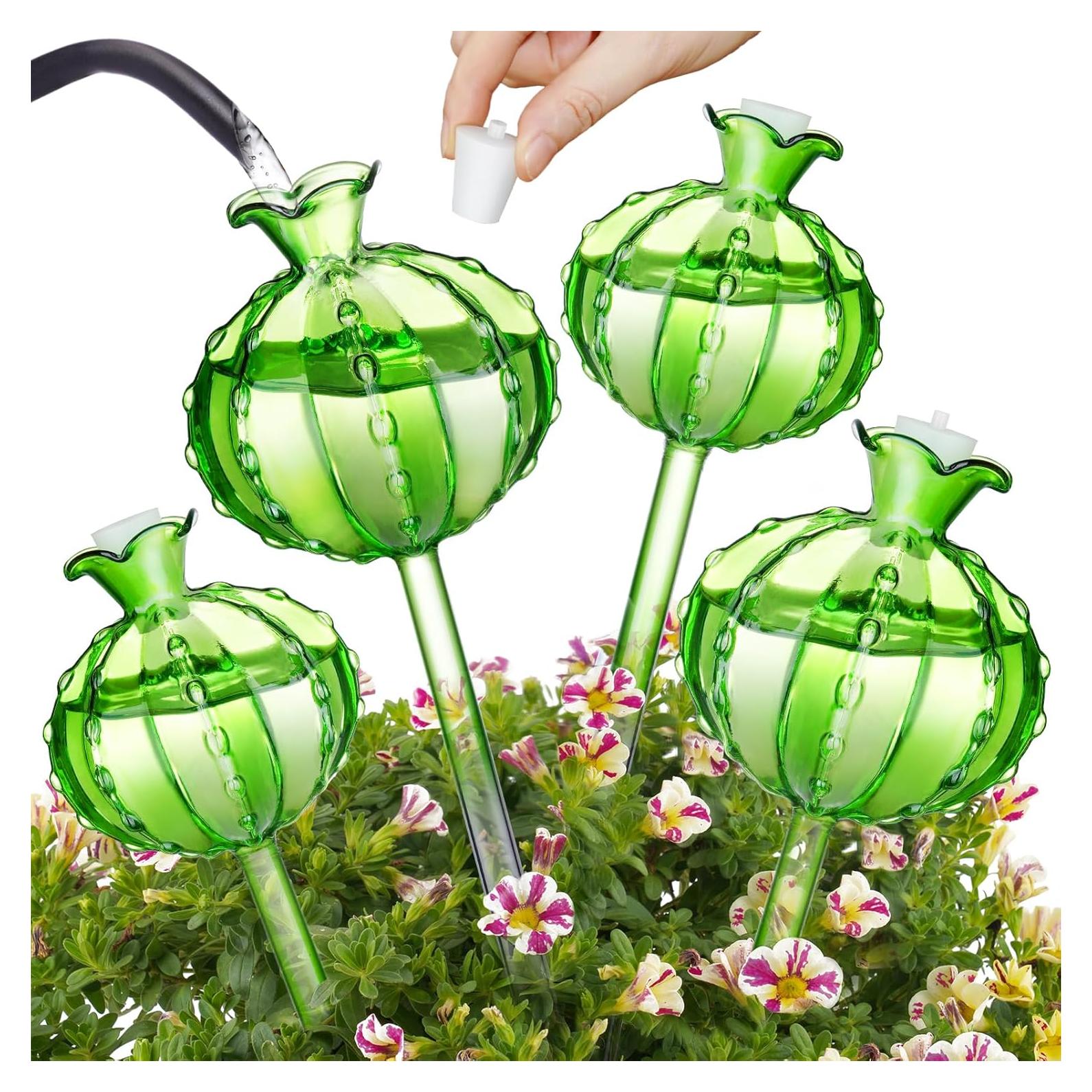 Esferas de Riego Automático NiHome 4-Pack Vidrio Verde