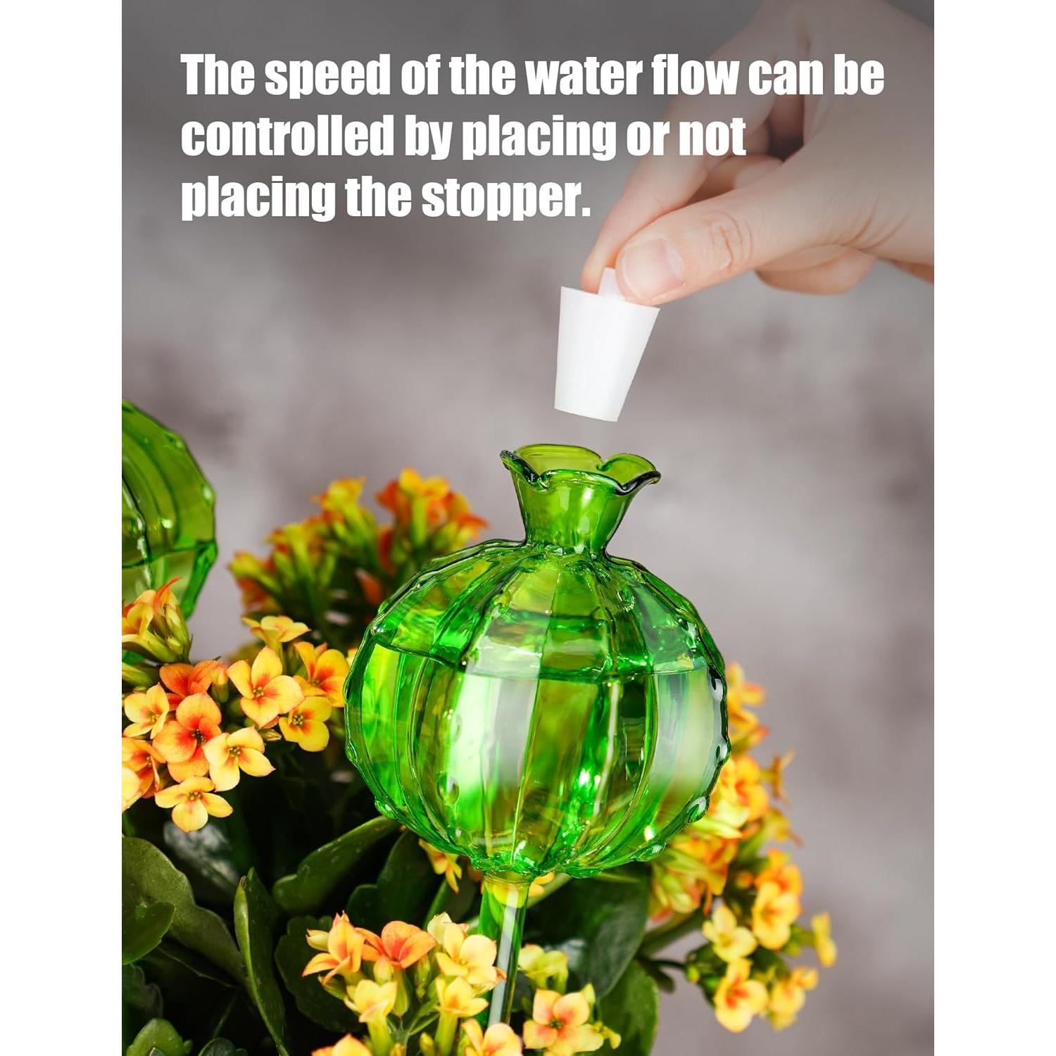 Esferas de Riego Automático NiHome 4-Pack Vidrio Verde