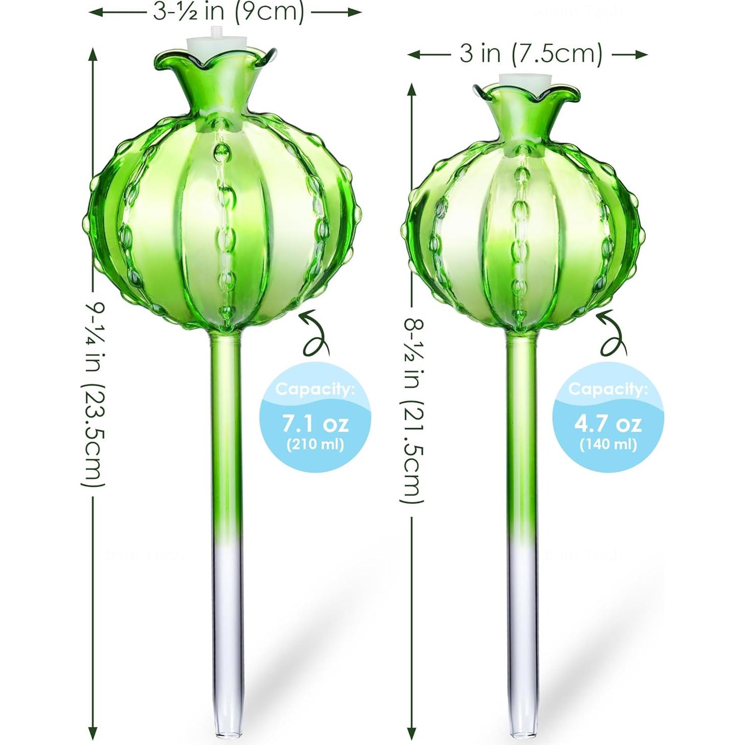 Esferas de Riego Automático NiHome 4-Pack Vidrio Verde