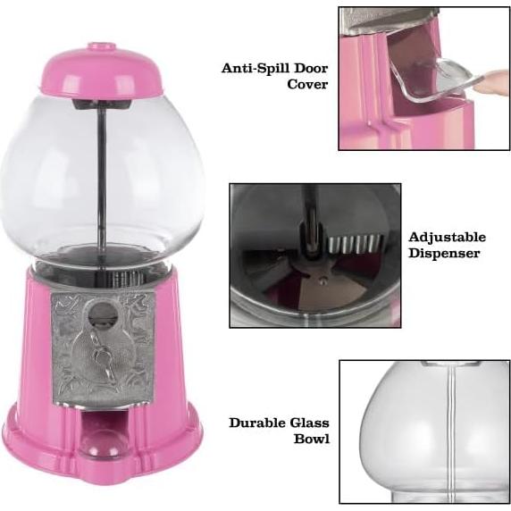 Dispensador de Dulces Mini Rosa Great Northern 27.94 cm