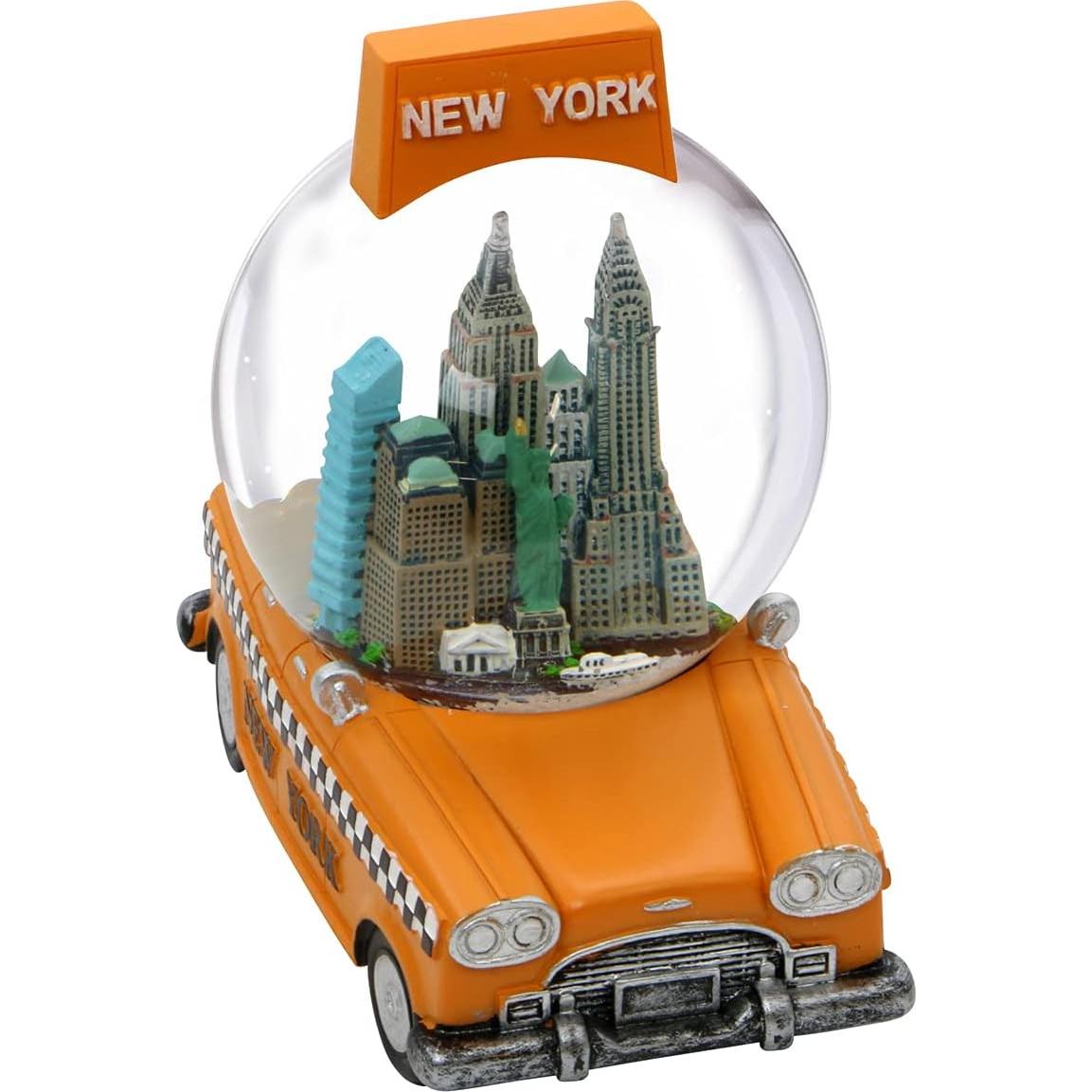 Globo de Nieve Taxi Nueva York 10 cm Resina City-Souvenirs