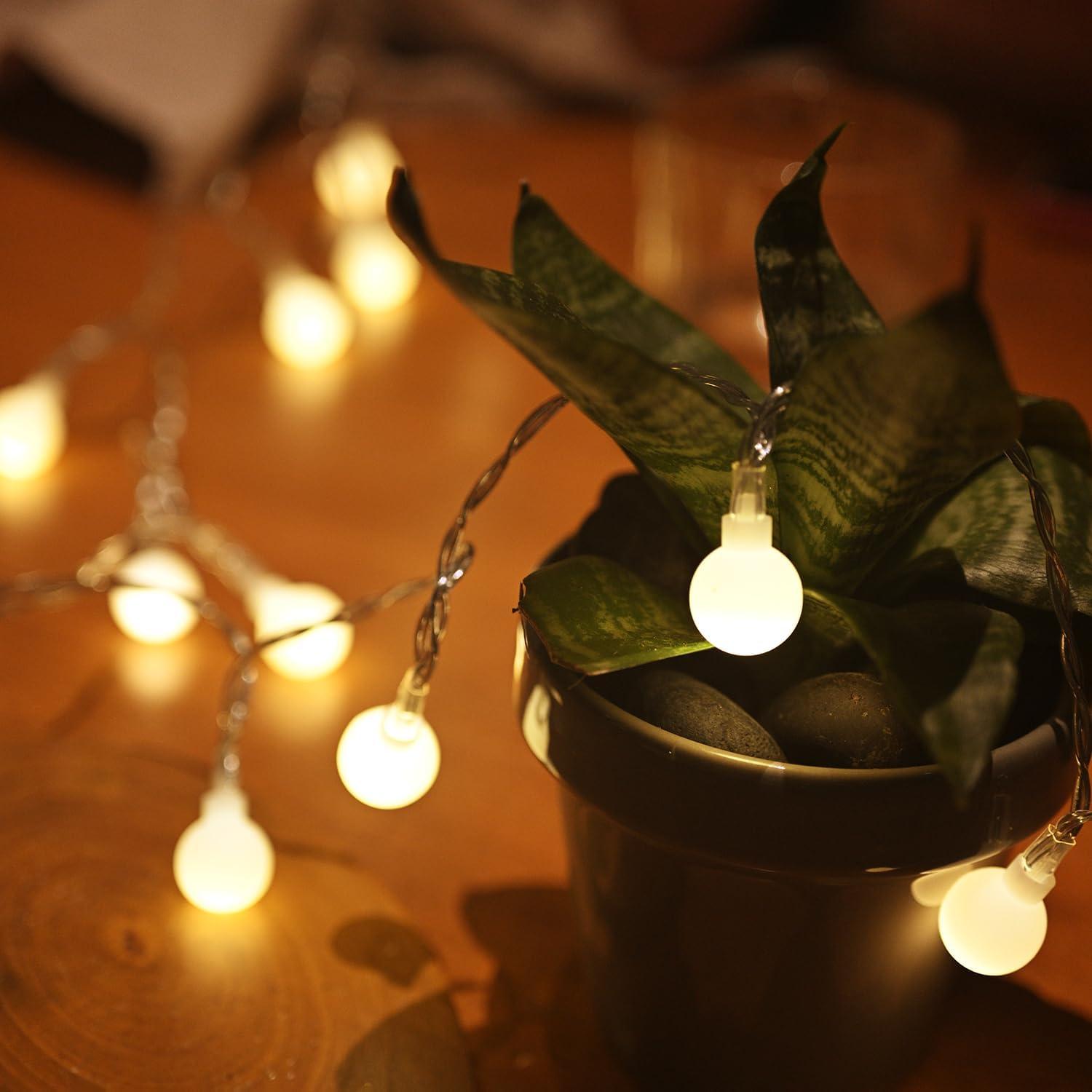 Luces de Cuerda de Hadas iFestival 40 LED 5m USB Blanca Cálida