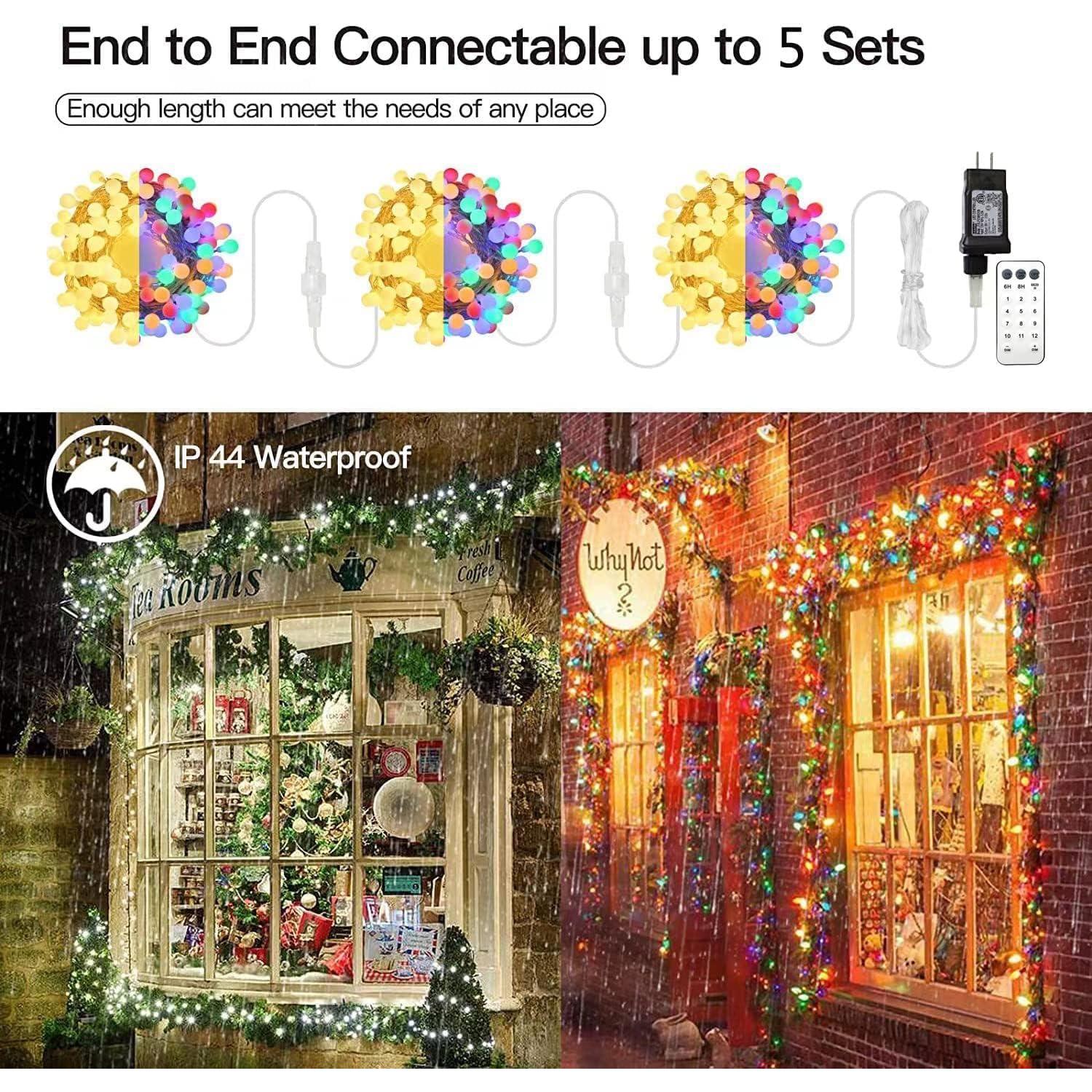 Luces de Cuerda LED Globe RaThun 35.4m 200 LED Multicolor