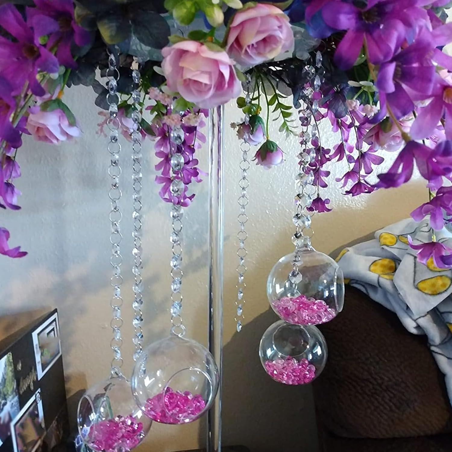 Paquete de 40 Bolas Colgantes Acrílicas 90mm KEILEOHO