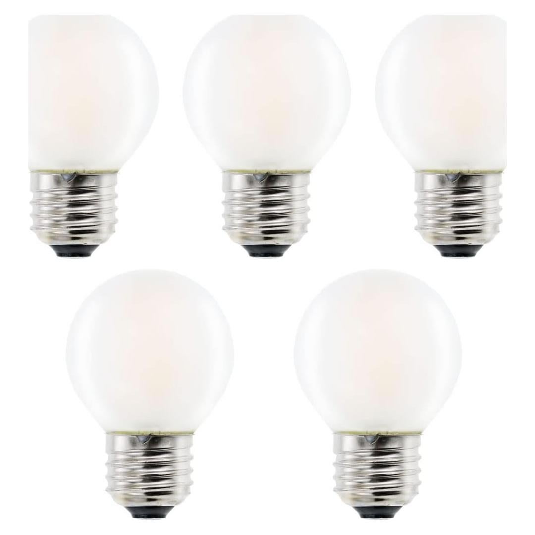 Bombillas LED Dimmables E26 Desheng 4W Luz Cálida 2700K - Paquete de 5
