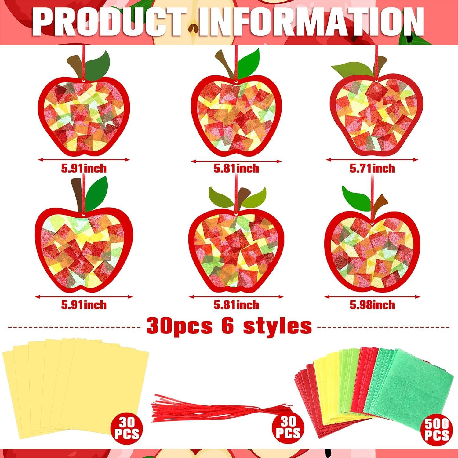 Kits de Manualidades Atrapa Rayos Yaomiao 30 Piezas Manzana