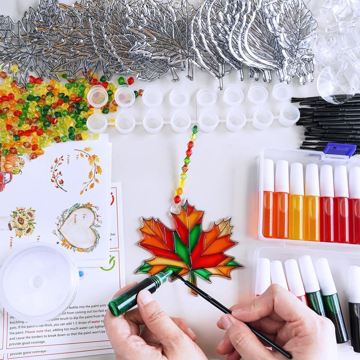 Kit de Manualidades Winlyn 24 Atrapa Rayos Hoja Otoño