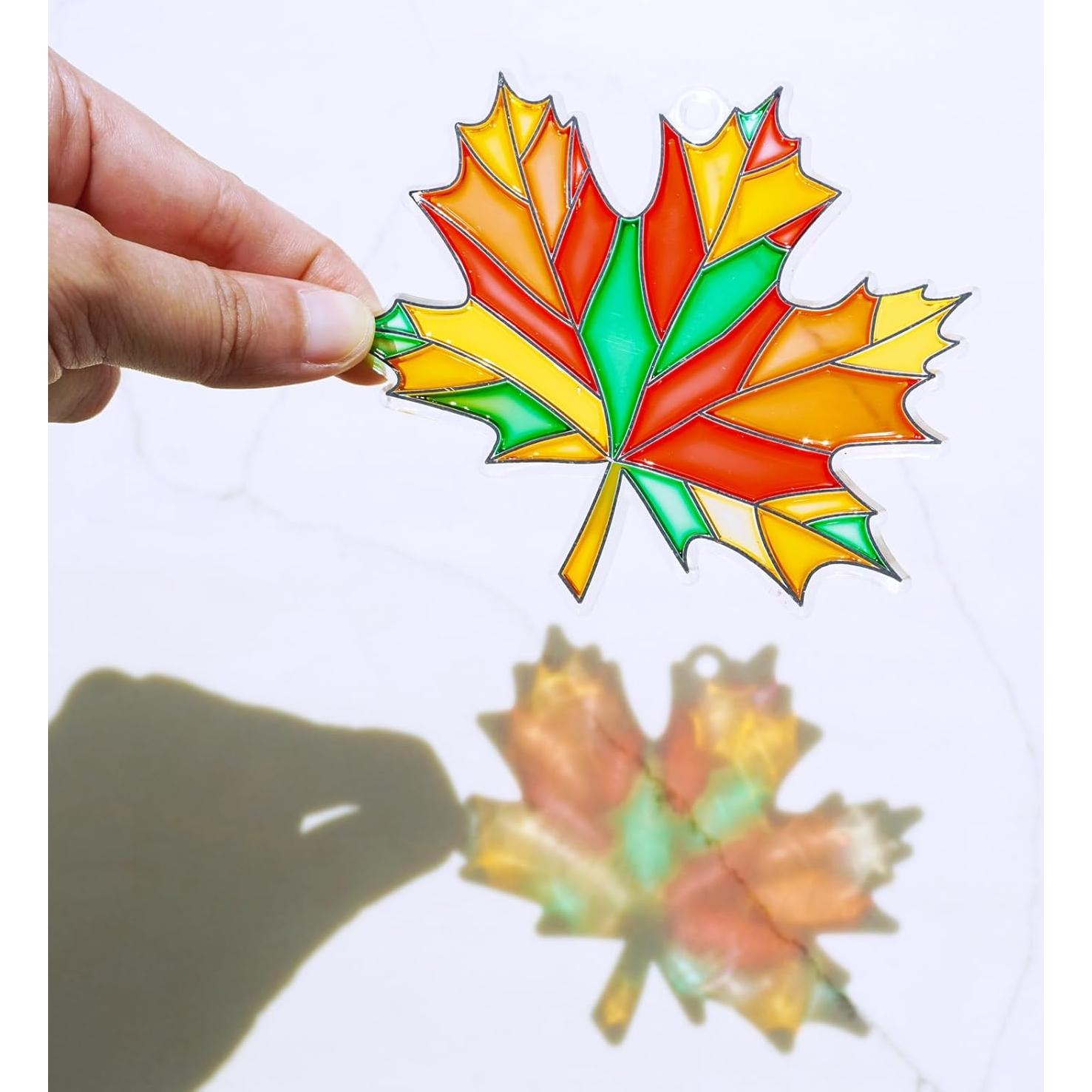 Kit de Manualidades Winlyn 24 Atrapa Rayos Hoja Otoño